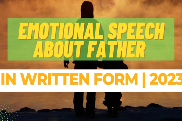 Emotional Written Speech about Father in Urdu