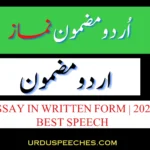 Namaz Essay in Urdu